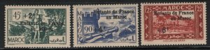 French Morocco 1942 Child Welfare set Sc# B21-24 NH