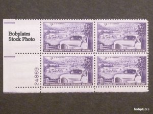 BOBPLATES #1025 Trucking Plate Block F-VF MNH ~ See Details for #s/Pos