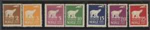 Norway #104-110 Unused Single (Complete Set)