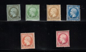 France Y&T #19F - #24d Mint Fine - Very Fine Full Original Gum Hinged Set