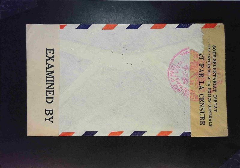 Haiti 1942 Censored Airmail Cover to USA - Z1595