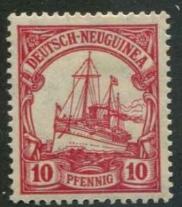 German New Guinea SC# 22 Kaiser's Yacht wmk 125 10pf MH