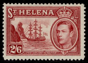 ST. HELENA GVI SG138, 2s 6d maroon, M MINT. Cat £20.