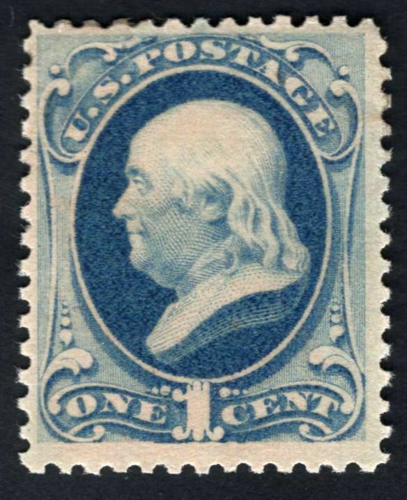 SCOTT #182 F/VF OG Hinged -Brilliant color - SCV $200 (LB 3/3)