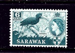 Sarawak 200 MNH 1955 Hornbill