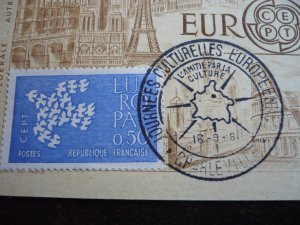 Europa 1961 - France - Set - First Day Cover