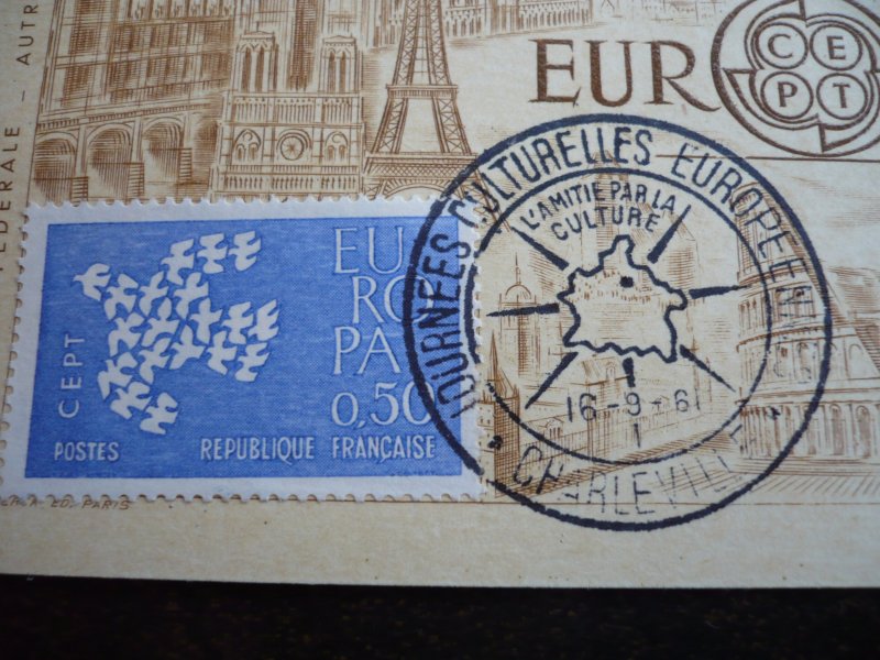 Europa 1961 - France - Set - First Day Cover