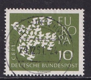 Germany  #844 used 1961   Europa  10pf