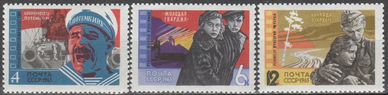 Russia #3095-7  MNH  CV $5.50  (A7796)