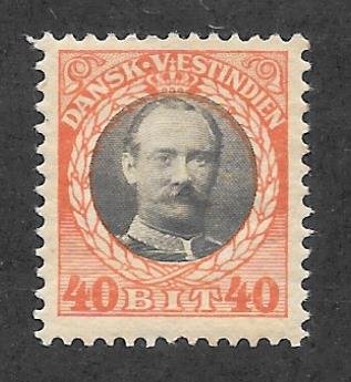 Danish West Indies (DWI) Scott #49 Mint 40b 2018 CV $5.75