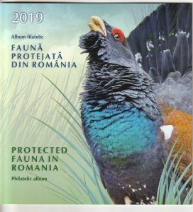 ROMANIA 2019 FOLDER STAMPS PROTECTED ANIMALS FAUNA MOUNTAINS POSTAL HISTORY