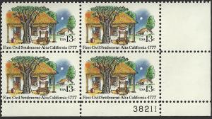 # 1725 MINT NEVER HINGED ALTA CALIFORNIA