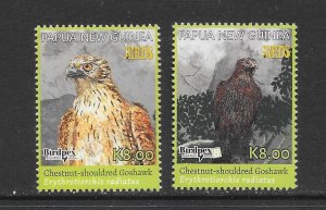 PAPUA NEW GUINEA #1929a-b  BIRDS MNH