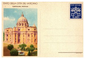 Vatican City, Government Postal Card