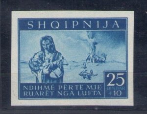 1944 Albania Occ. German, n. 18A - Unlace and Verse Decal - MNH** - RARE