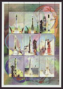 Senegal 1390 Rocket Space Minature Sheet MNH VF