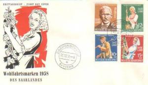 Saar, First Day Cover