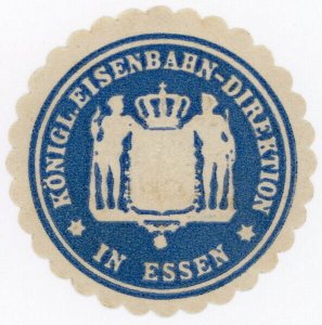 (I.B) Germany Railway : Company Letter Seal (Essen)