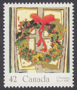 Canada - #1149 Christmas Wreath - MNH