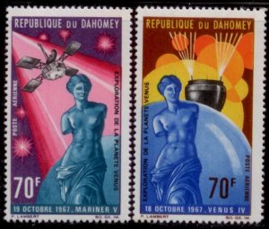 Dahomey 1968 SC# C67-8 Space MNH E90