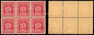 US Sc 680 VF/MNH BLOCK of 6 - 1929 2¢ - Battle of Fallen Timbers - See Desc.