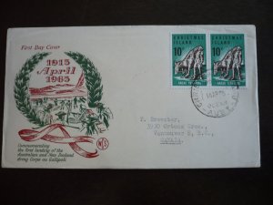 Stamp - Christmas Island - Scott# 21 - First Day Cover