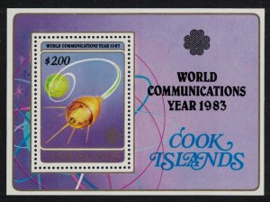 Cook Is. Space World Communications Year MS 1983 MNH SG#MS931