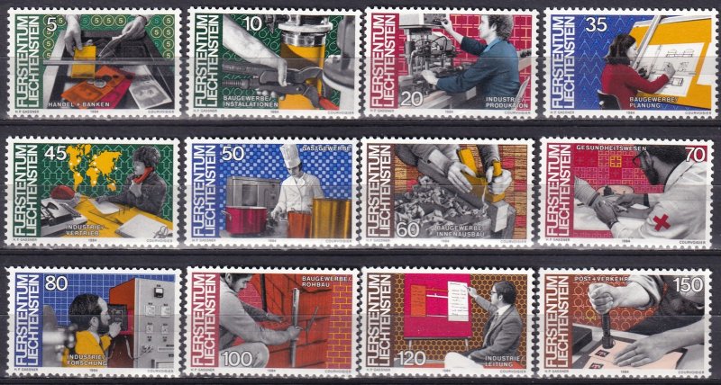 Liechtenstein #787-98 MNH CV $7.90 (Z2983)