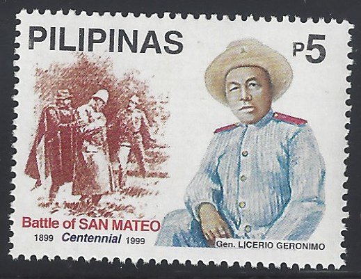 Philippines #2655 MNH CV$0.80 Battle of San Mateo/Licerio Geronimo
