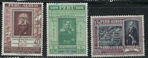 Peru C141-46 Used 1958 issues (an1967)