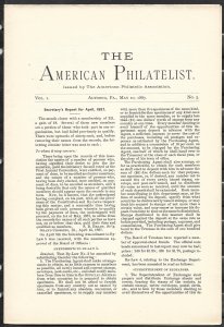 Doyle's_Stamps: APS Members' Delight- The American Philatelist Volume 1, No. 5