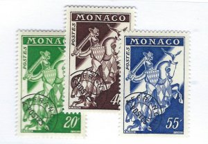 Monaco SC#431-433 Mint VF SCV$8.65...Great Spot(s)!