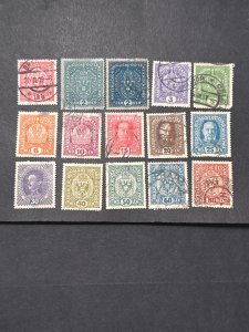 Austria stamps lot of 15 Collectible used stamps