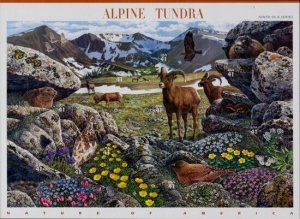2007 41c Alpine Tundra, Nature of America, Sheet of 10 Scott 4198 Mint F/VF NH