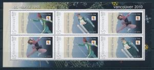 [75272] Grenada 2009 Olympic Games Vancouver St. Moritz Figure Skating Sheet MNH