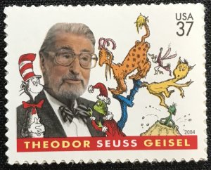 US #3835 MNH Single Theodor Seuss Geisel (Dr Seuss) SCV $.85 L42