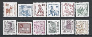 Korea 385-396 Wmk 317 MNH SC:$276.50