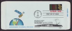 US UC58 1985 U/A FDC
