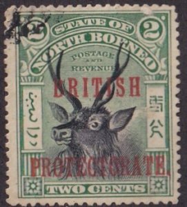 North Borneo #106 Used