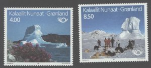 Greenland #240-241  Single (Complete Set)