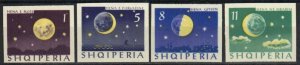 Albania Stamp 740-743  - Phases of the Moon