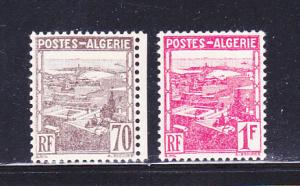 Algeria 132, 134 MH View Of Algiers (A)