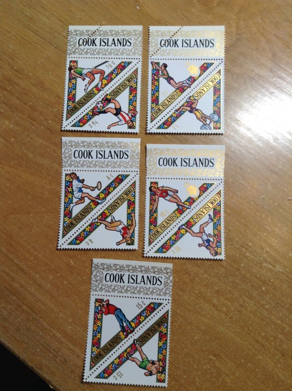 Cook Islands  #  254-58  MNH