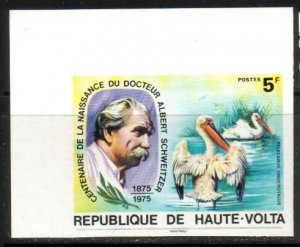 Birth Centenary Albert Schweitzer,  Pelicans, Burkina Faso SC#368 MNH
