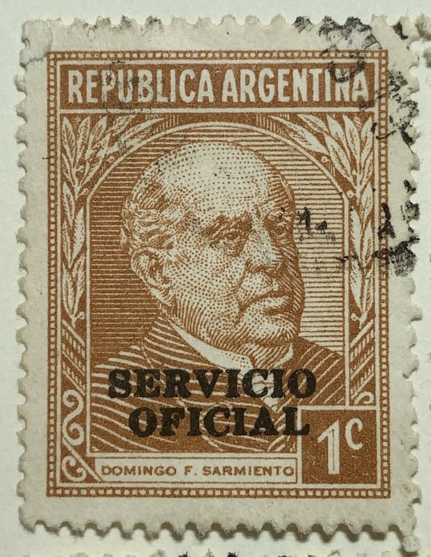 AlexStamps ARGENTINA #O37 SUPERB Used 