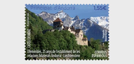 2020 Sp Andorra Relations w/Liechtenstein (Scott 482) MNH