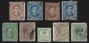 Spain - SC#  222 / 238  F  VF CV $100+