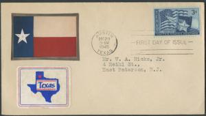 United States, Texas, First Day Cover