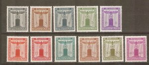 GERMANY 1942 Franchise Stamps mint NH.