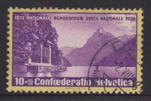 Switzerland Sc#B90 Used Thinned